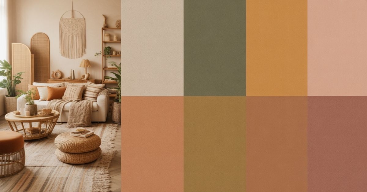 Move Color Boho Boho Color Guide Ideas Unique, Budget-Friendly Inspiration For A Warm ...