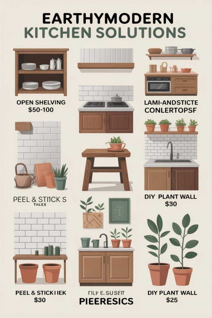 Earthy Modern Kitchen Ideas Warm Stylish and Budget Friendly Inspiration for a Modern Home 9 Budget Friendly Ways to Achieve an Earthy Modern Kitchen