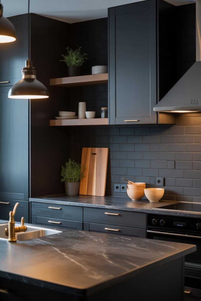 Dark Kitchen Ideas That Feel Bold Cozy and Surprisingly Timeless Modern Budget Friendly Inspiration for Every Home 7 Budget-Friendly Ways to Create a Dark Kitchen Look