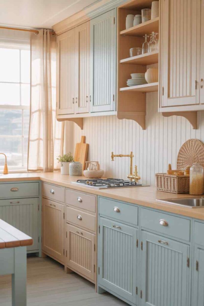 Coastal Kitchen Ideas Light, Breezy, and Budget-Friendly Inspiration for a Relaxed Modern Home 4 Cabinets That Define Coastal Style