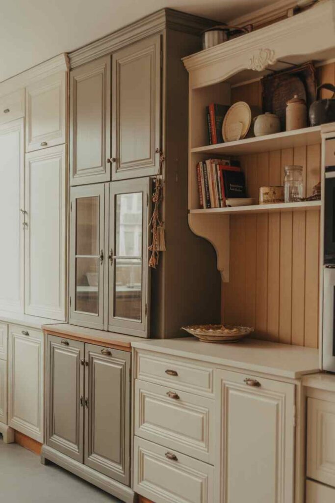 French Parisian Kitchen Ideas Timeless Inspiration, Budget-Friendly Charm, and Modern Elegance for Everyday Homes 4 Cabinets That Feel Collected, Not Cookie-Cutter