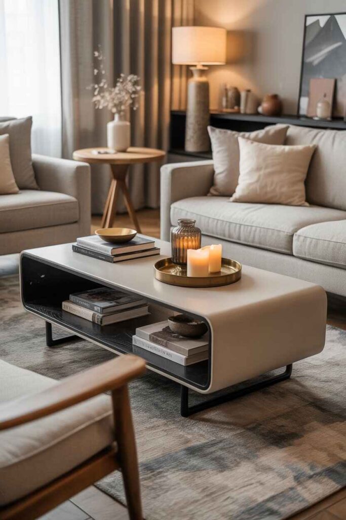 Living Room Furniture Ideas & Inspiration Budget-Friendly, Modern, and Truly Lived-In Spaces 4 Coffee Tables That Balance Style and Function