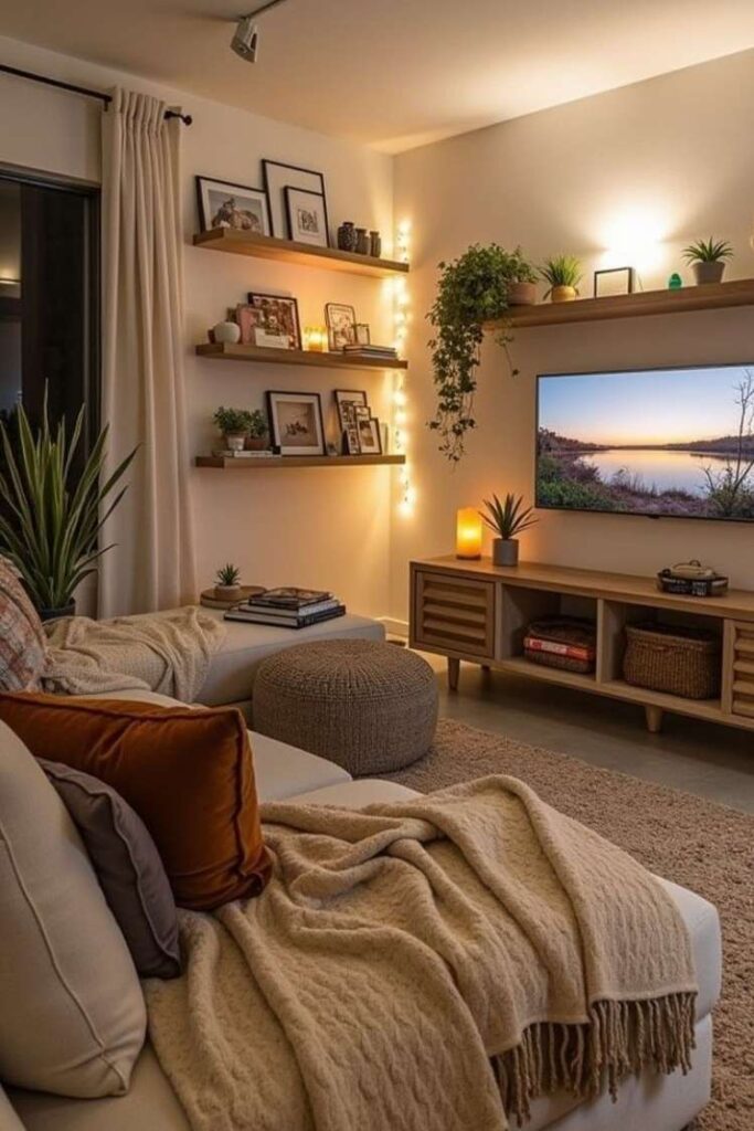 25 Media Wall Ideas for a Modern, Cozy, and Budget-Friendly Living Room Transformation 3 Cozy Media Wall Ideas That Make the Living Room Feel Warm