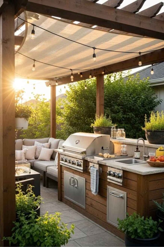 Dreamy Outdoor Kitchen Ideas for Every Home Budget-Friendly, Modern & Totally Inspiring 5 Cozy Outdoor Kitchen Ideas for Year-Round Use