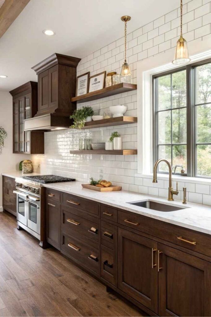 Dark Wood Kitchen Cabinets Ideas That Feel Warm, Modern, and Timeless 7 Dark Wood Kitchen Cabinets Ideas That Stand the Test of Time