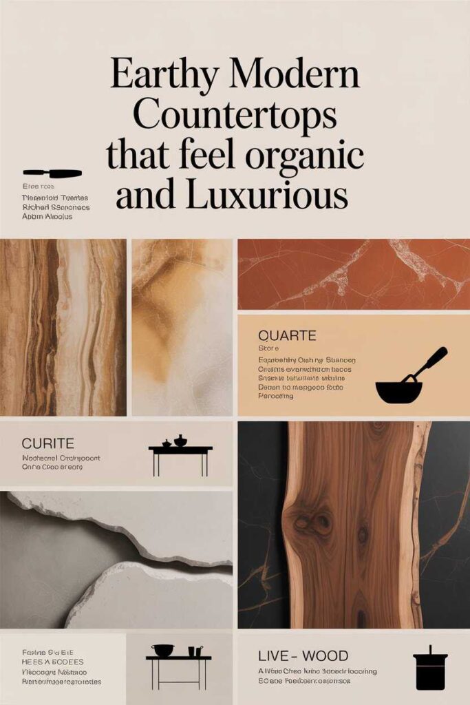 Earthy Modern Kitchen Ideas Warm Stylish and Budget Friendly Inspiration for a Modern Home 6 Earthy Modern Countertops That Feel Organic and Luxurious