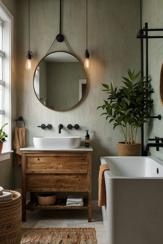 35 Farmhouse Bathroom Ideas for a Cozy, Modern, and Budget-Friendly Refresh 11 Farmhouse Bathroom Lighting Ideas That Feel Cozy