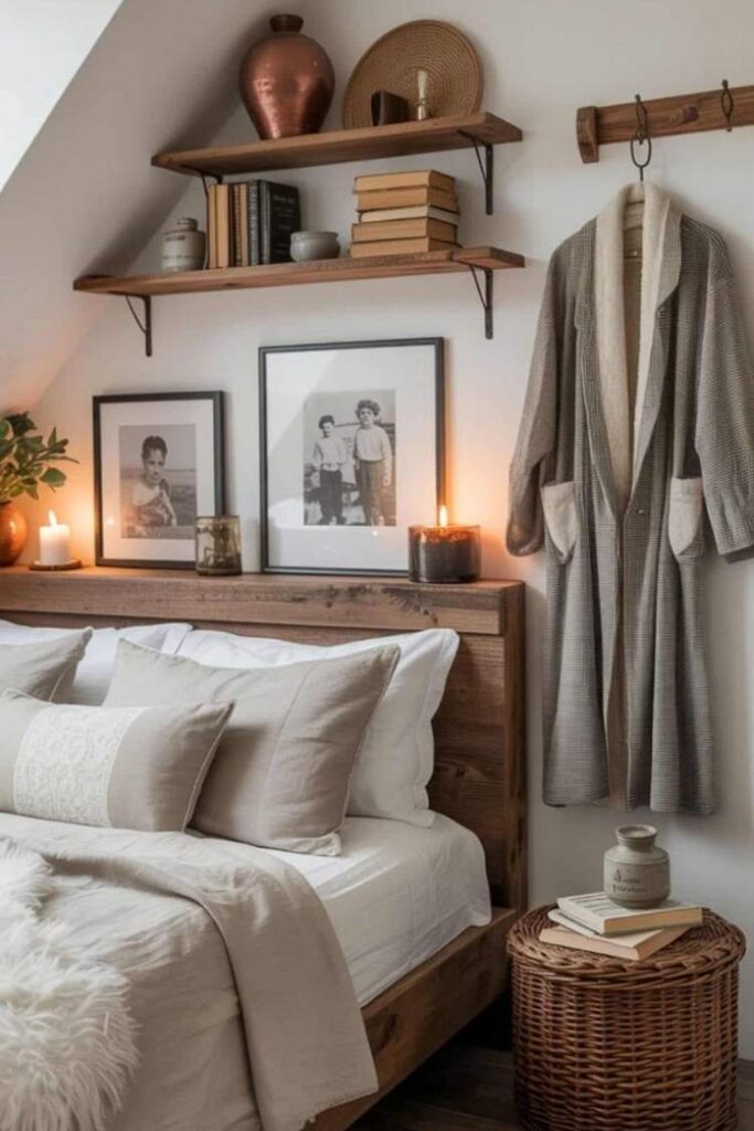 Attic Bedroom Ideas That Turn Awkward Spaces Into Cozy, Dreamy Retreats (Budget-Friendly & Modern Inspiration) 4 Farmhouse Style Attic Bedroom Ideas with Rustic Charm