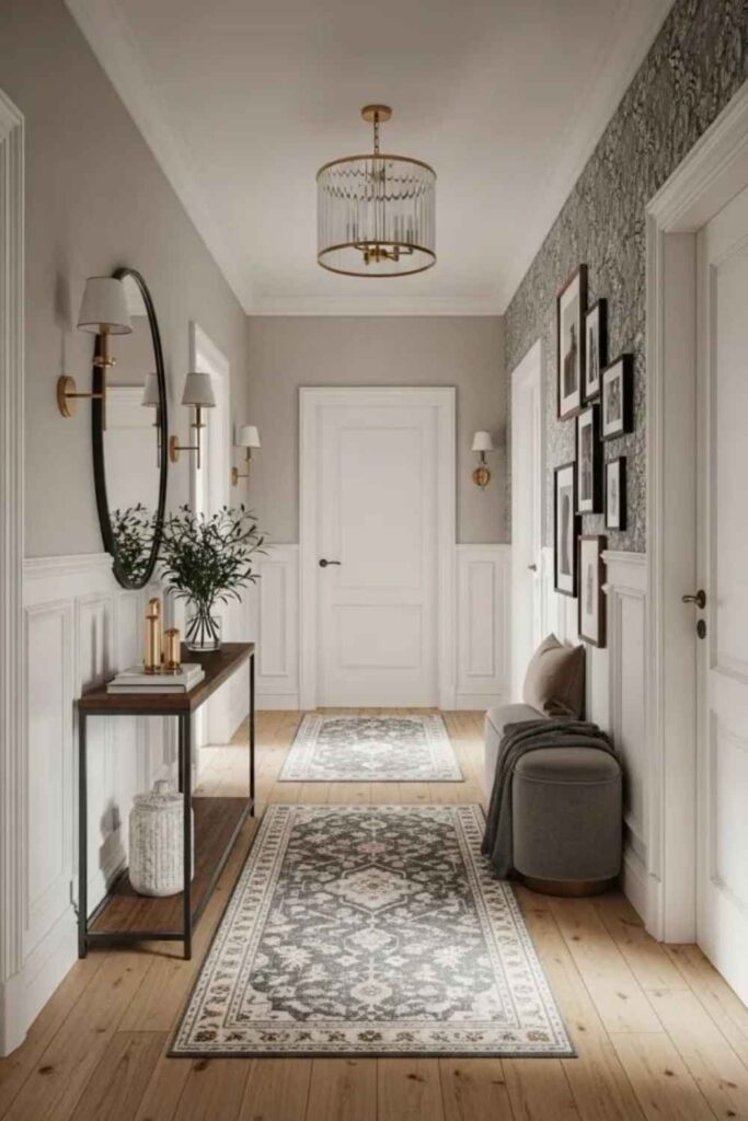 Tiny Hallway Ideas That Make a Stunning First Impression (Budget-Friendly & Modern Inspiration) 5 Farmhouse Style Tiny Hallway Ideas with Warm Character