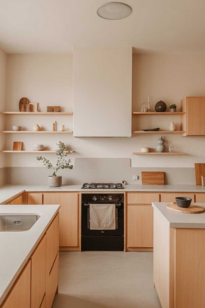 Japandi Kitchen Ideas & Inspiration Modern Budget Friendly and Uniquely Calm Spaces You Love 4 Japandi Kitchen Layout Ideas That Prioritize Flow and Function