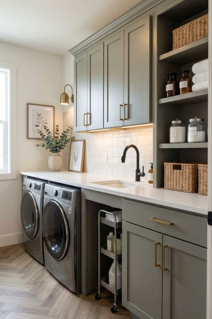 25+ Laundry Room Ideas for Stylish, Budget-Friendly & Modern Homes (Full of Inspiration) 7 Laundry Room Decor Inspiration for Pinterest-Worthy Spaces