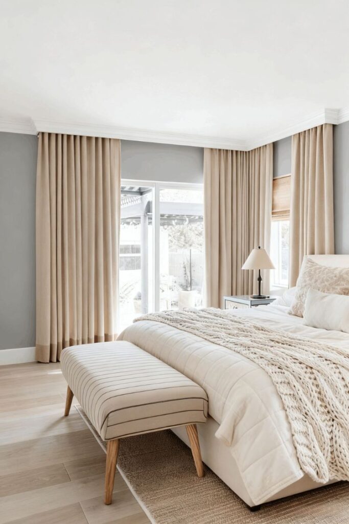 Bedroom Curtain Ideas That Instantly Elevate Your Space Cozy, Modern, and Budget-Friendly Inspiration 7 Layered Bedroom Curtain Ideas for Depth and Function