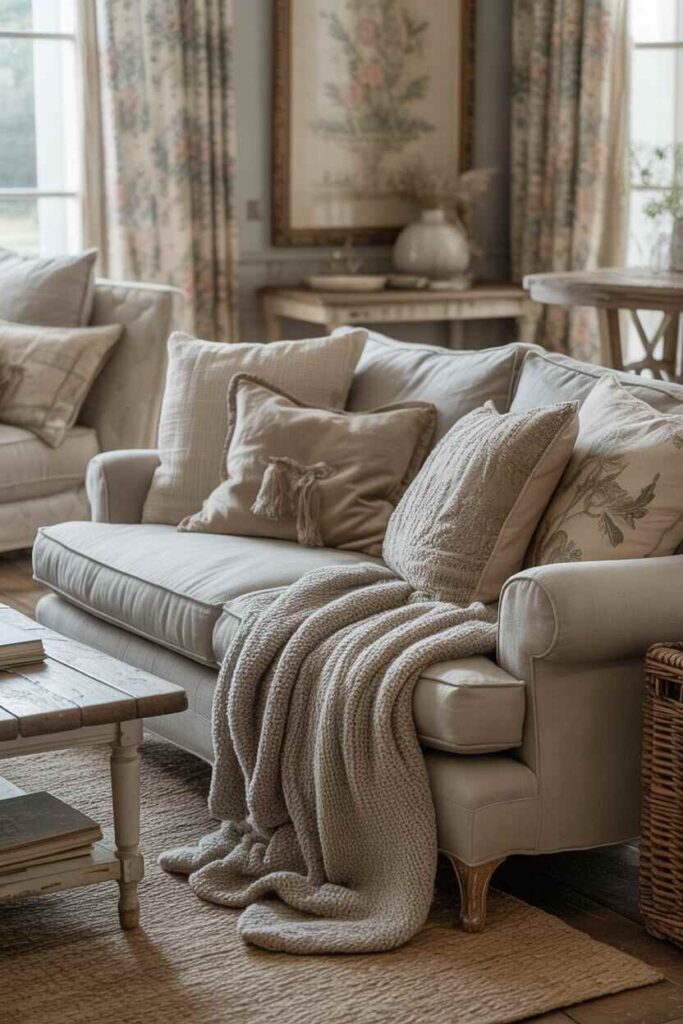 The Ultimate French Country Living Room Guide Cozy, Modern, and Budget-Friendly Ideas You’ll Love 5 Layering Textiles for a Cozy French Country Living Room
