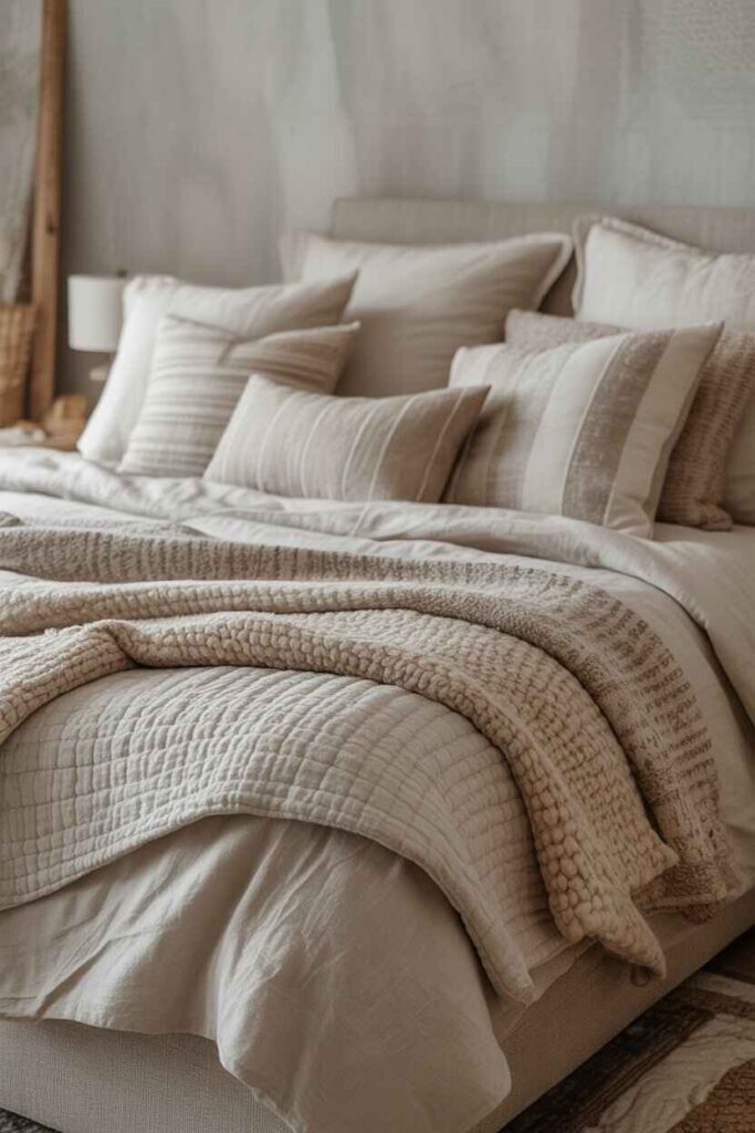 Mastering Modern French Country Bedrooms Cozy, Budget-Friendly Ideas & Timeless Inspiration 5 Layering Textiles for a Cozy, Lived-In Bedroom