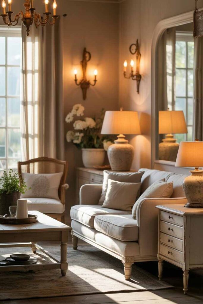 The Ultimate French Country Living Room Guide Cozy, Modern, and Budget-Friendly Ideas You’ll Love 6 Lighting Ideas That Create a Soft, Inviting Glow