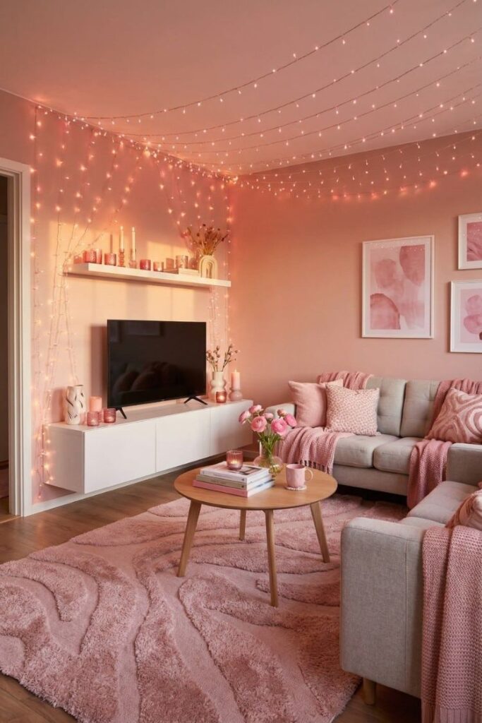 Pink Living Room Ideas That Feel Stylish, Cozy, and Surprisingly Timeless 7 Lighting Ideas That Enhance Pink Living Rooms