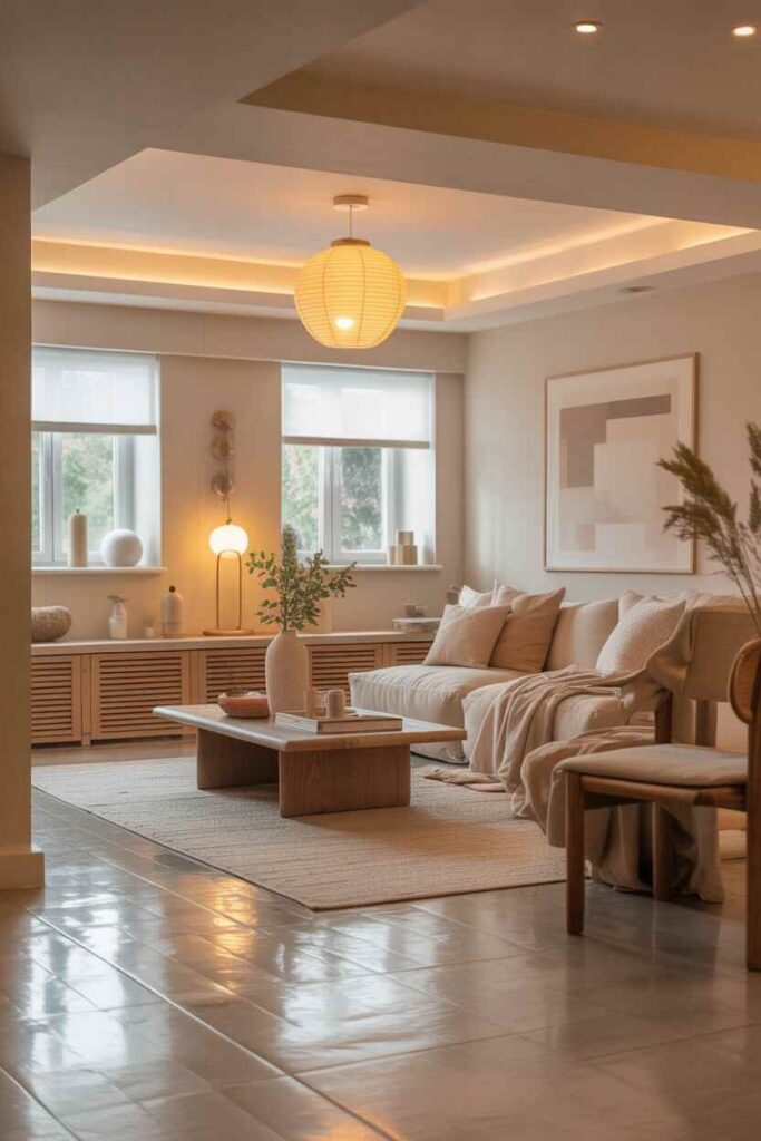 Japandi Basement Remodels You Have to See Modern, Cozy & Budget-Friendly Ideas That Feel Like a Retreat 5 Lighting Ideas That Make Basements Feel Like Main-Floor Rooms