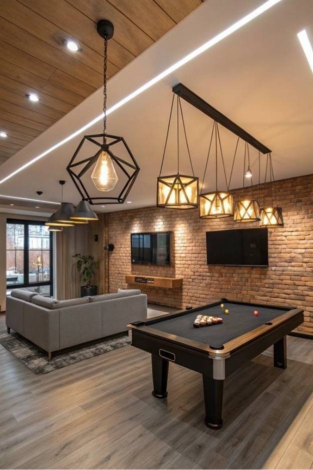 Basement Bar Ideas That Turn Unused Space Into a Show-Stopping Hangout Modern, Cozy, and Budget-Friendly Inspiration 6 Lighting Ideas That Transform Basement Bars