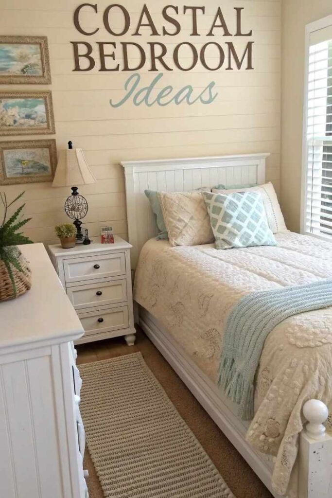 Dreamy Beach Bedroom Ideas Modern, Budget-Friendly & Cozy Inspiration for a Relaxed Coastal Escape 5 Lighting That Creates a Soft Coastal Glow