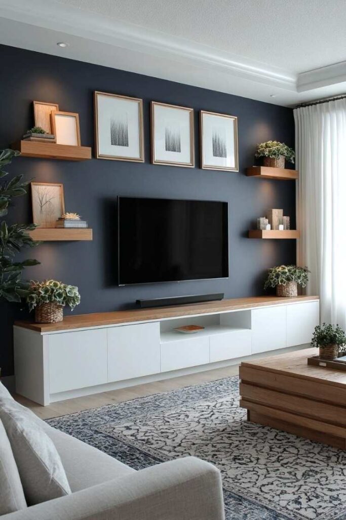 25 Media Wall Ideas for a Modern, Cozy, and Budget-Friendly Living Room Transformation 4 Media Wall Ideas for Small Living Rooms