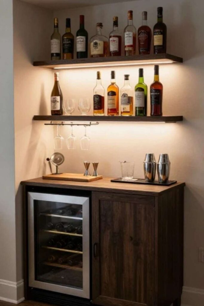 Mini Bar Ideas That Instantly Elevate Your Home Budget-Friendly, Modern & Unique Inspiration 5 Mini Bar Ideas for Bedrooms and Private Spaces