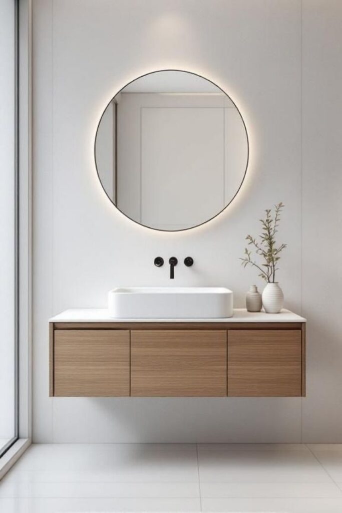 45 Bathroom Mirror Ideas That Instantly Elevate Your Space (Modern, Budget-Friendly & Aesthetic) 6 Minimalist Bathroom Mirror Ideas for a Calm Space