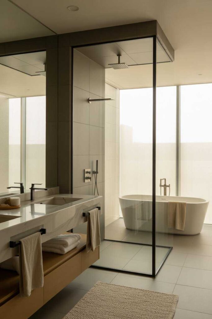 Bathroom Design Ideas & Inspiration Budget Friendly Modern and Unique Ways to Transform Your Space 3 Modern Bathroom Design That Feels Effortless and Stylish