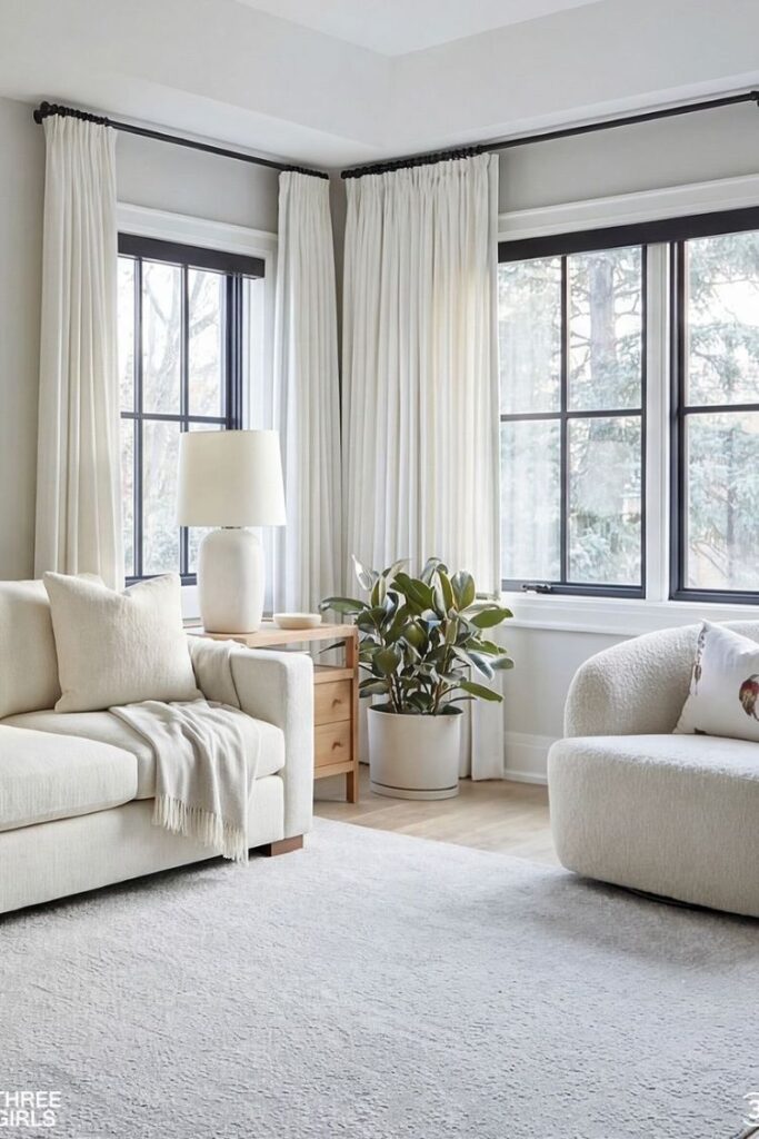 Bedroom Curtain Ideas That Instantly Elevate Your Space Cozy, Modern, and Budget-Friendly Inspiration 3 Modern Bedroom Curtain Ideas for a Clean, Stylish Look