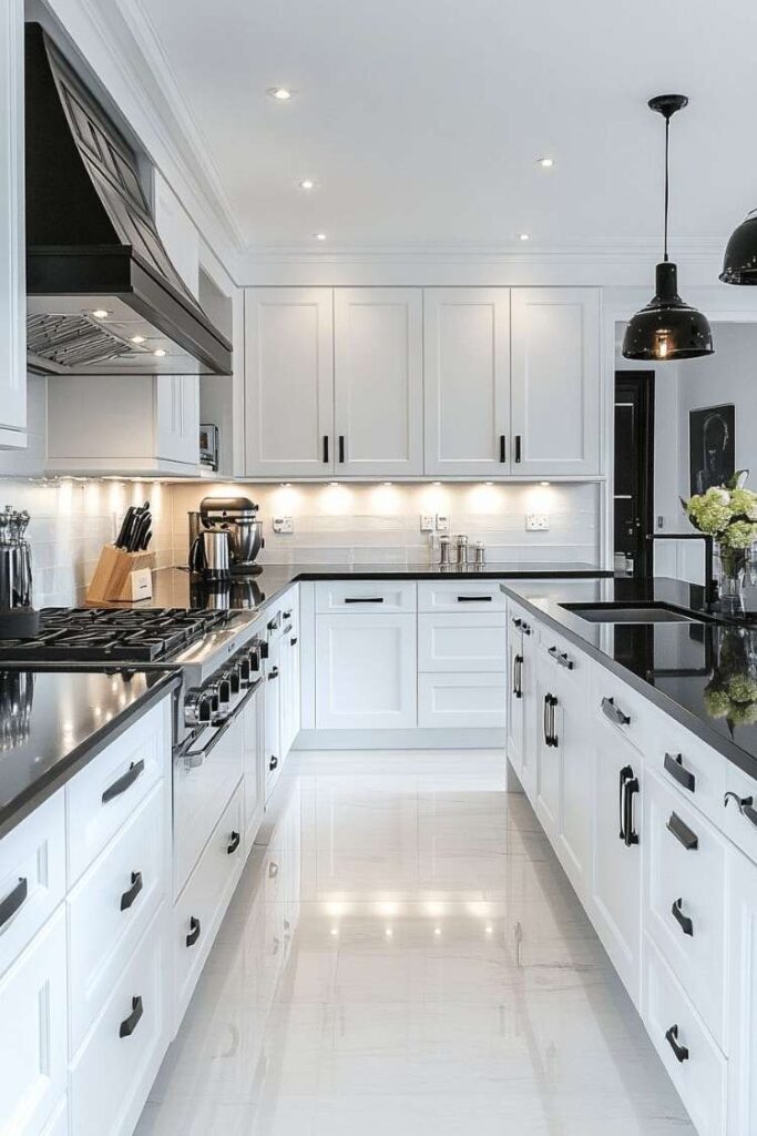 Black and White Kitchen Ideas Timeless, Modern, and Budget-Friendly Inspiration You’ll Love 3 Modern Black and White Kitchen Ideas for a Sleek Look