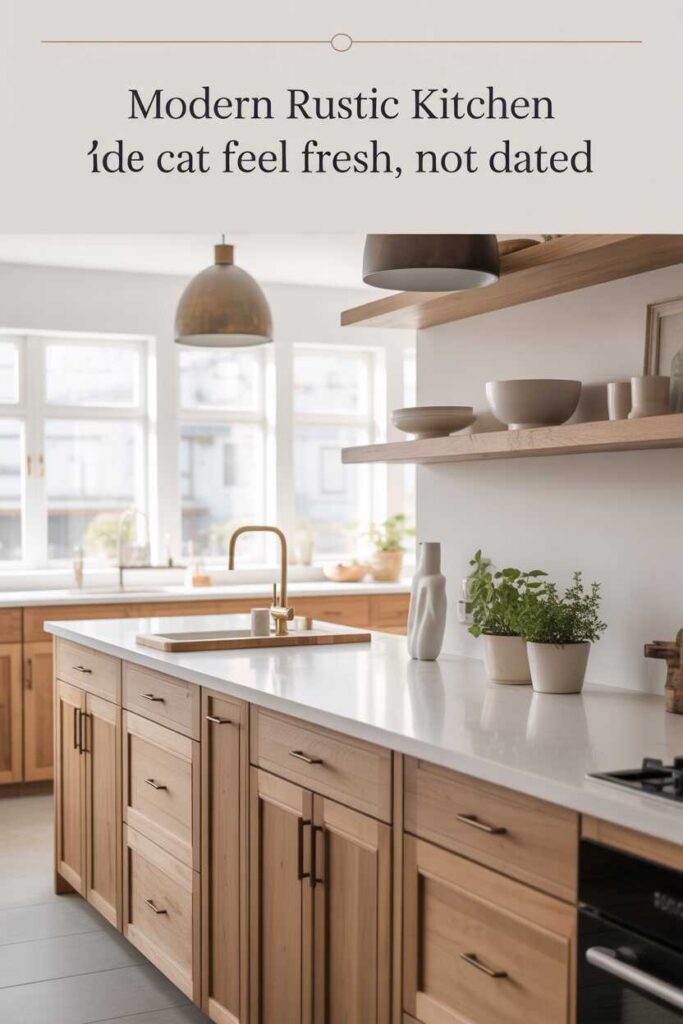 Rustic Kitchen Ideas That Feel Warm Timeless and Surprisingly Modern 3 Modern Rustic Kitchen Ideas That Feel Fresh, Not Dated