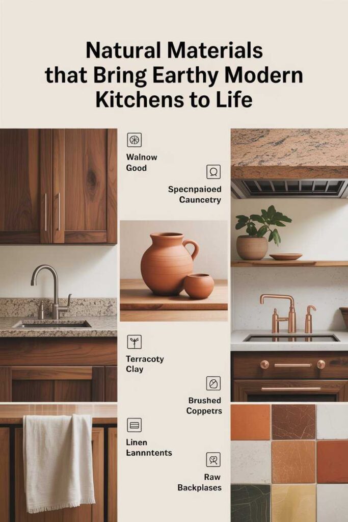 Earthy Modern Kitchen Ideas Warm Stylish and Budget Friendly Inspiration for a Modern Home 4 Natural Materials That Bring Earthy Modern Kitchens to Life