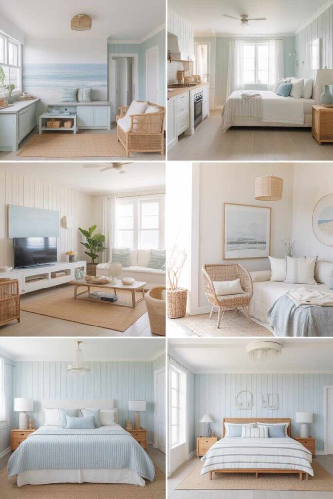 Coastal Color Guide Ideas Budget-Friendly Inspiration for a Modern, Relaxed Home 5 Room-by-Room Coastal Color Ideas