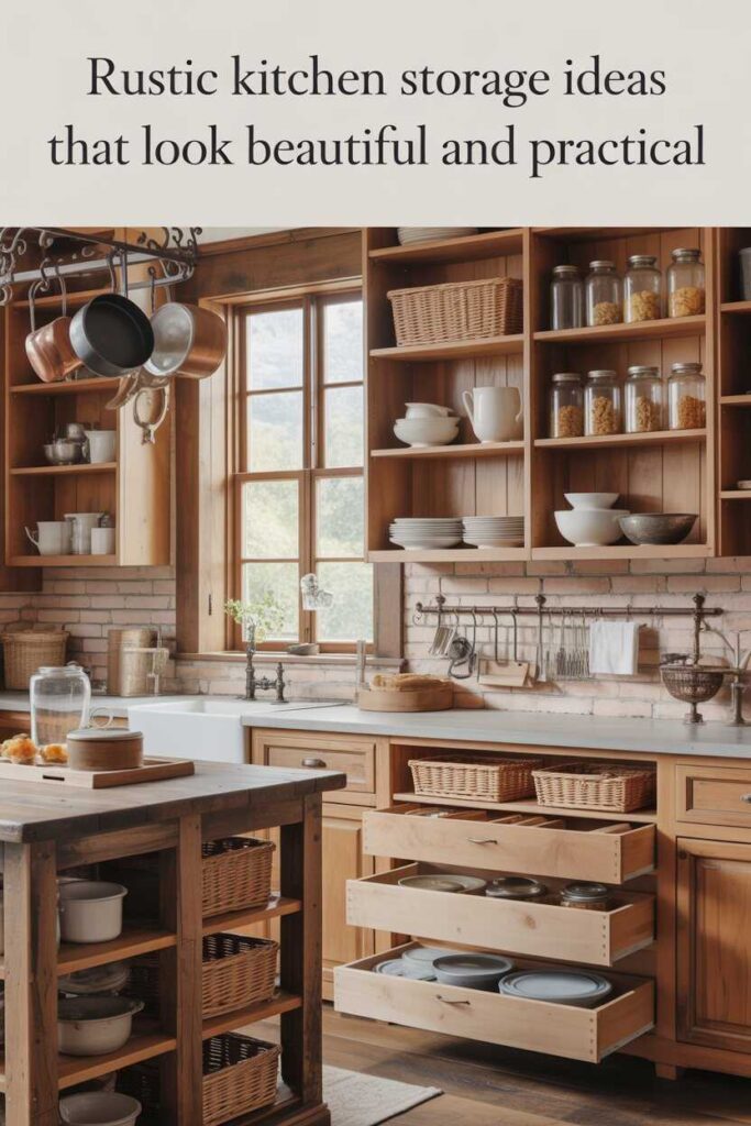 Rustic Kitchen Ideas That Feel Warm Timeless and Surprisingly Modern 5 Rustic Kitchen Storage Ideas That Look Beautiful and Practical