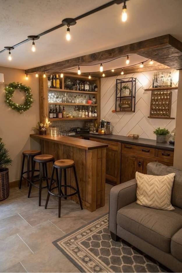 Basement Bar Ideas That Turn Unused Space Into a Show-Stopping Hangout Modern, Cozy, and Budget-Friendly Inspiration 4 Small Basement Bar Ideas That Maximize Every Inch