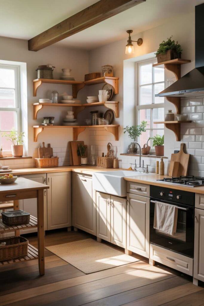 40+ Farmhouse Kitchen Ideas for a Warm, Cozy & Beautifully Lived-In Home 5 Small Farmhouse Kitchen Ideas That Maximize Space and Style