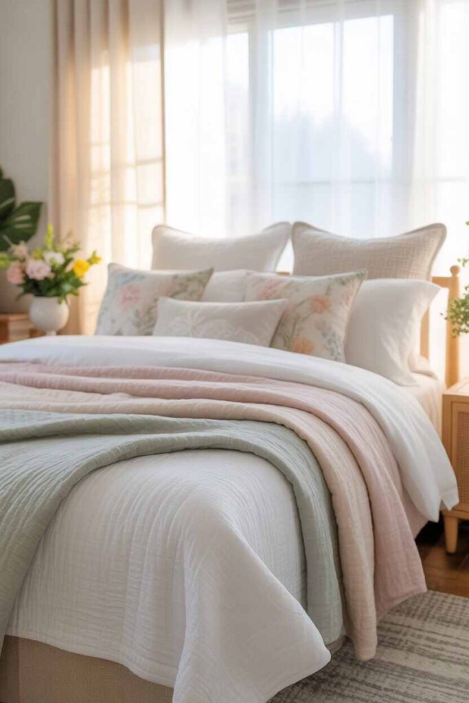 Spring Bedroom Ideas Worth Looking At Fresh, Budget-Friendly Inspiration to Transform Your Space 4 Spring Bedding Ideas That Feel Fresh and Inviting