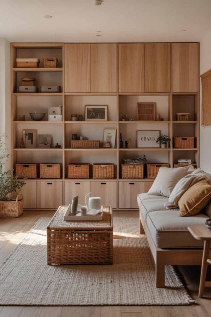 Japandi Basement Remodels You Have to See Modern, Cozy & Budget-Friendly Ideas That Feel Like a Retreat 9 Storage Solutions That Keep Japandi Basements Clutter-Free