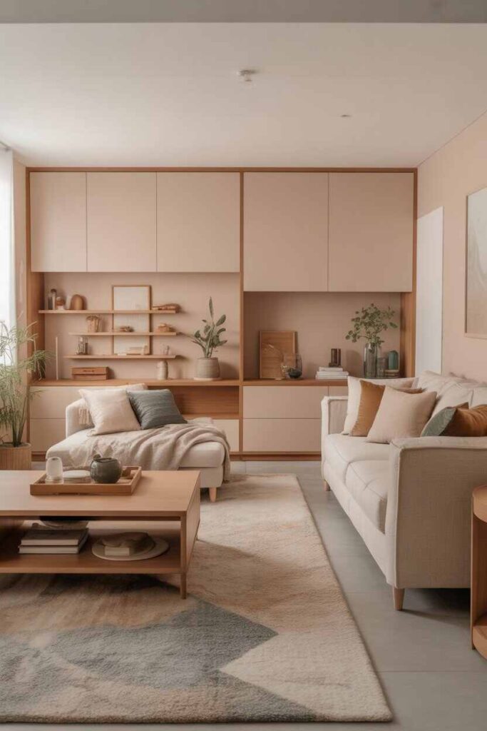 Japandi Basement Remodels You Have to See Modern, Cozy & Budget-Friendly Ideas That Feel Like a Retreat 3 The Japandi Color Palette That Transforms Basements