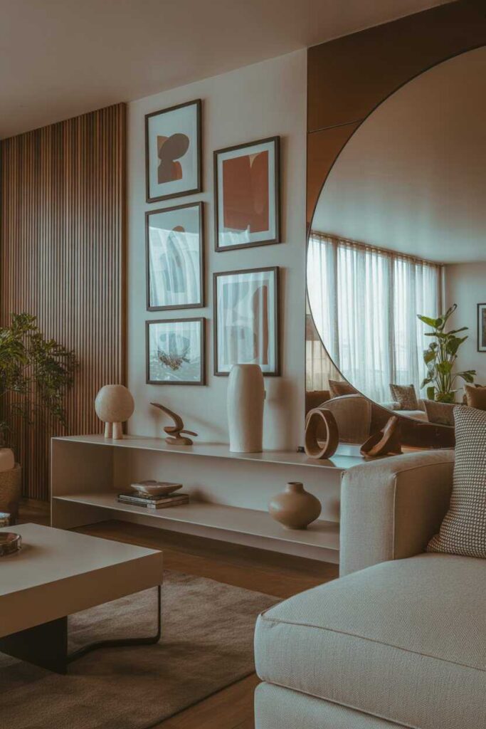 Modern Living Room Ideas That Feel Stylish Cozy and Totally You 8 Wall Decor Ideas for a Modern Living Room