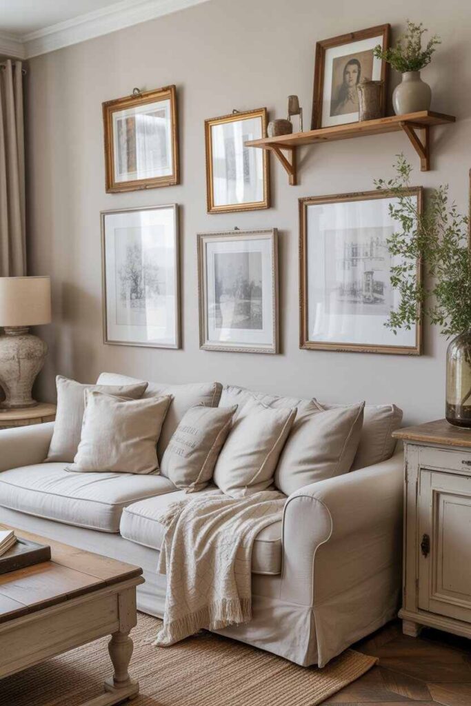 The Ultimate French Country Living Room Guide Cozy, Modern, and Budget-Friendly Ideas You’ll Love 7 Wall Decor That Feels Collected, Not Cluttered