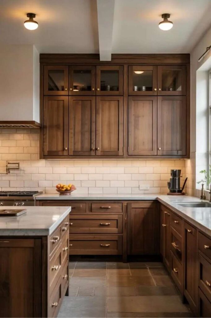Dark Wood Kitchen Cabinets Ideas That Feel Warm, Modern, and Timeless 2 Why Dark Wood Kitchen Cabinets Are Making a Comeback