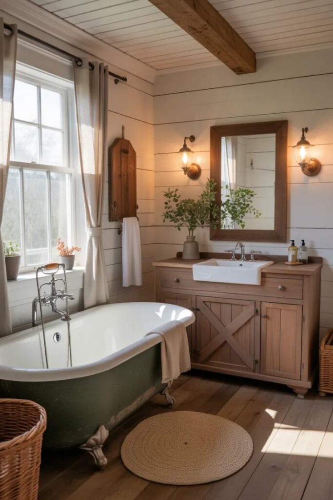 35 Farmhouse Bathroom Ideas for a Cozy, Modern, and Budget-Friendly Refresh 2 Why Farmhouse Bathroom Style Is Still So Popular