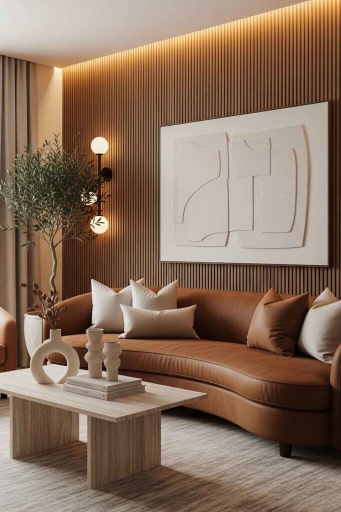 20+ Brown Couch Living Room Ideas That Transform Your Space 7 Celebrity & Social Media Interior Trends