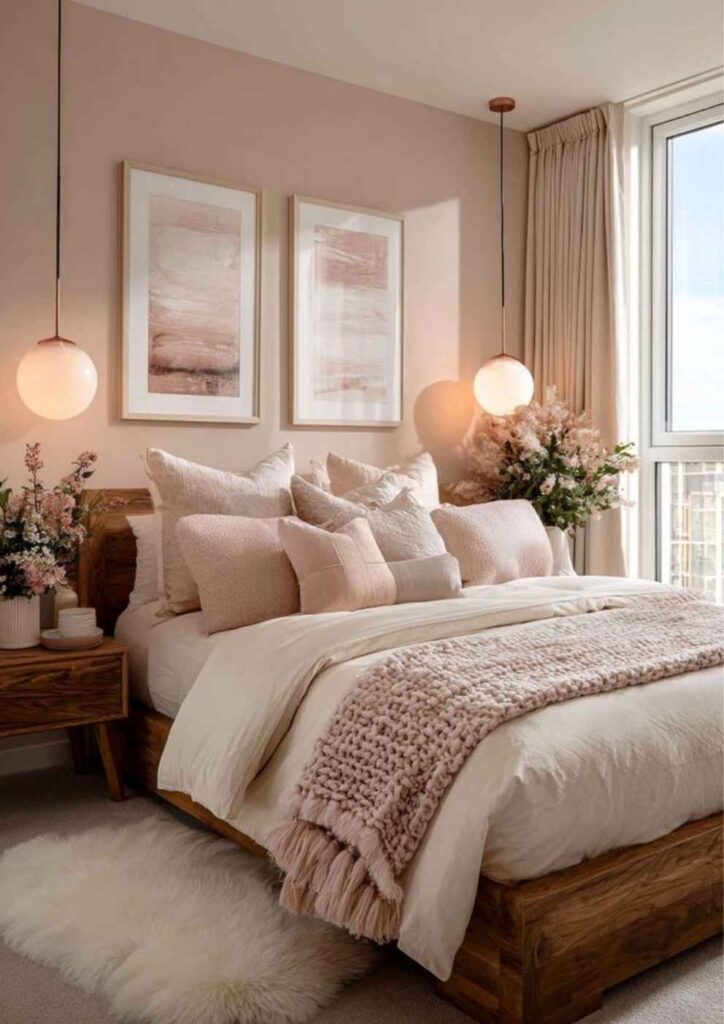 Pink Bedroom Ideas That Feel Cozy, Modern, and Totally You Budget-Friendly Inspiration for Every Style 4 Farmhouse Style Pink Bedroom Inspiration