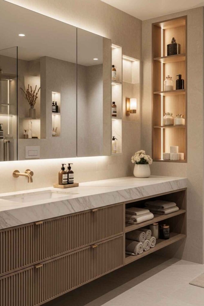 15+ Bathroom Storage Ideas That Transform Everyday Living 11 Premium Luxury Interior Ideas