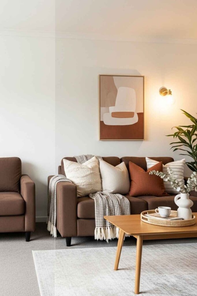 20+ Brown Couch Living Room Ideas That Transform Your Space 5 Step by Step Styling Guide