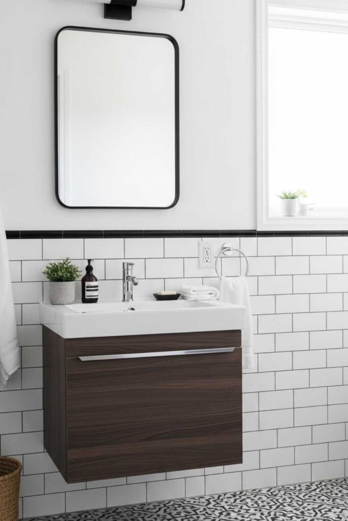 Black and White Bathroom Ideas Timeless Designs for Modern Homes 6 Budget Friendly Ideas