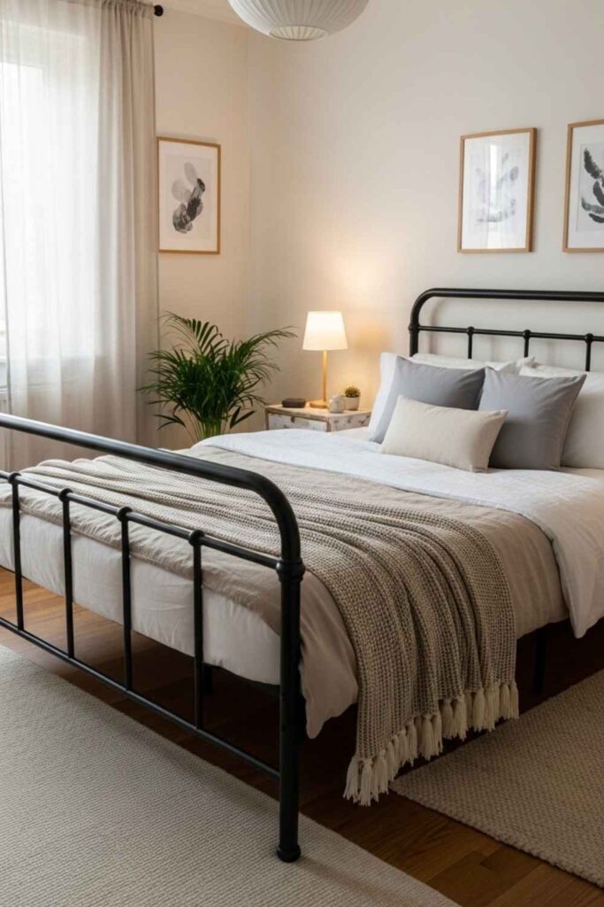 20+ Black Metal Bed Frame Bedroom Ideas Modern Styling Guide 9 Budget Friendly Ideas