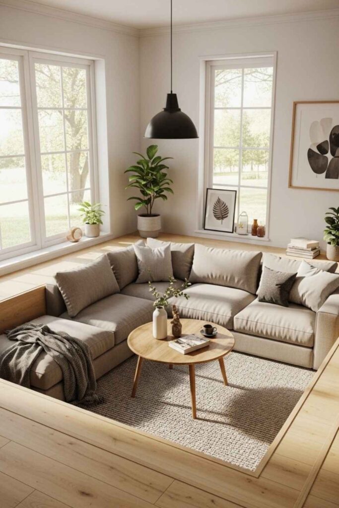 Sunken Living Room Ideas Stylish Conversation Pit Designs for Modern Homes 6 Budget Friendly Ideas