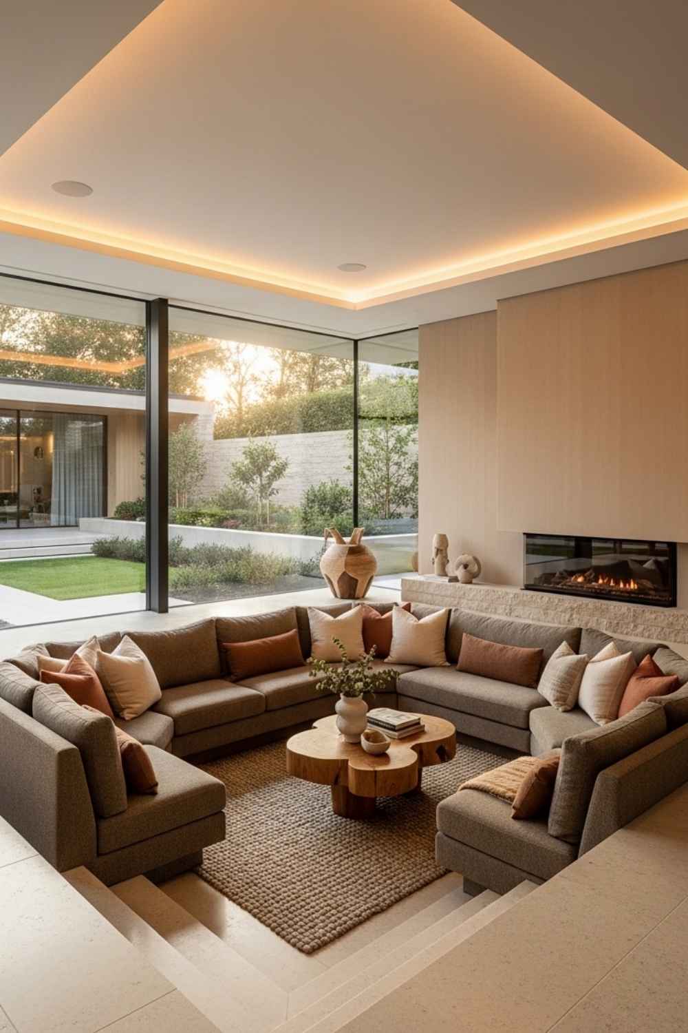 Sunken Living Room Ideas Stylish Conversation Pit Designs For Modern Homes
